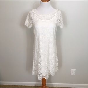 NWT forever 21 white lace dress